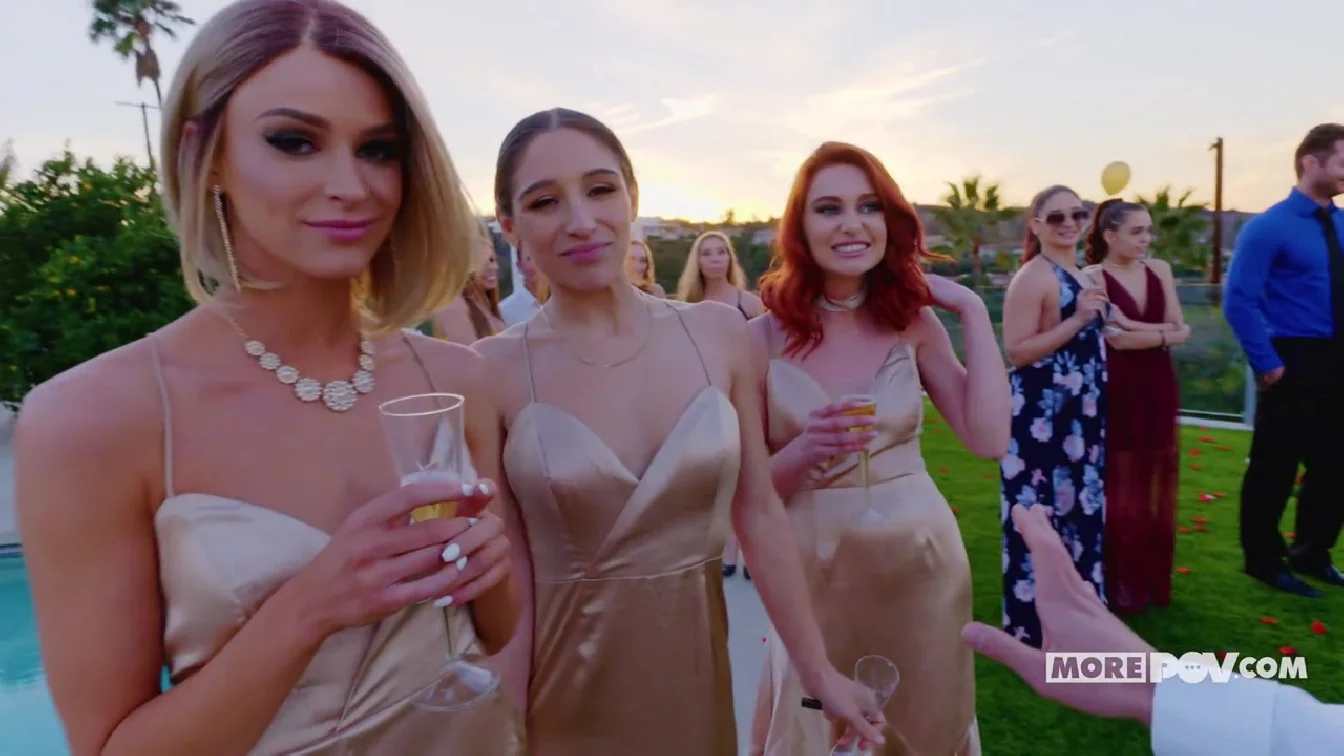 MorePOV Abella Danger Emma Hix And Lacy Lennon Three Horny Bridesmaids XXX